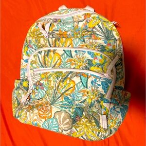 Vera Bradley Campus Backpack XL Rainforest Canopy